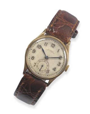 Lot 302 - A 9ct Gold Wristwatch, signed Rolex, Chronometer, retailed by Northern Goldsmiths, Ref: 2942, 1937