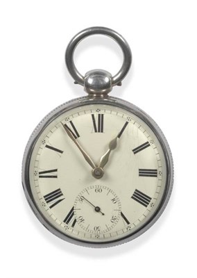 Lot 338 - A Silver Pocket Watch, with Improved Rolling Detached Lever Movement, signed Brookhouse &...