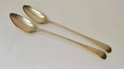 Lot 566 - A Pair of William IV Scottish Silver Serving Spoons, J McKay, Edinburgh 1833, Old English...