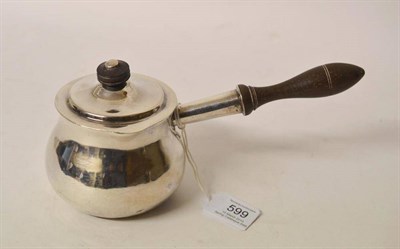 Lot 599 - A George I Silver Brandy Warmer, maker's mark AD conjoined, London 1723, the bellied lipped...