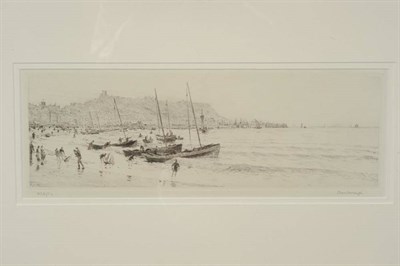 Lot 613 - William Lionel Wyllie RA, RBA, RI, RE, NEAC (1851-1931)  "Children Playing with Pond Yachts -...