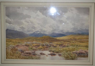 Lot 631 - Augustus Walford Weedon (1838-1908) Cattle on open moorland Signed, inscribed on the mount...