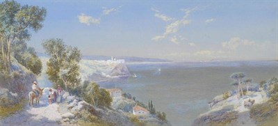 Lot 643 - Charles Rowbotham (1856-1921)  "Scylla Calabria, Italy " Signed and dated 1898, inscribed...