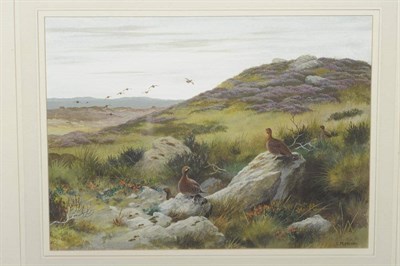 Lot 656 - D"¦M"¦Henry (20th/21st century)  "The End of the Day " Signed, inscribed verso, gouache...