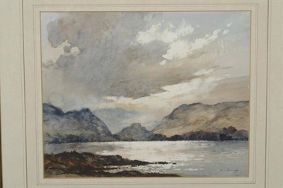 Lot 679 - Robert Leslie Howey (1900-1981) Lakeland landscape, possibly Ullswater Signed, pencil,...