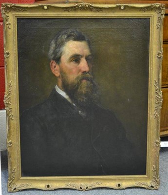 Lot 723 - English School (19th/20th century) Portrait of a bearded gentleman, head and shoulders,...