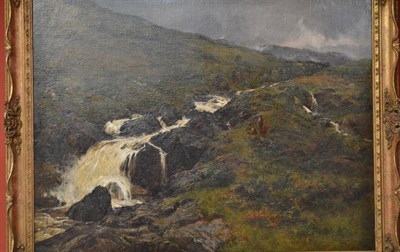 Lot 752 - Alexander Fraser RSA (1828-1899)  "Glen Falloch " Indistinctly signed, inscribed verso, oil on...