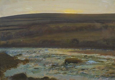 Lot 776 - Sir Alfred James Munnings PRA, RWS, RP (1878-1959)  "Sundown on Exmoor " Signed, inscribed...