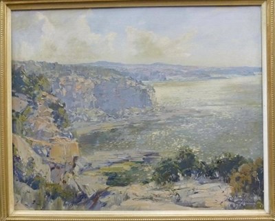 Lot 802 - Alan Robert Colqhuoun Grieve FRAS (1910-1970) Australian  "North from Bungan Head " Signed,...