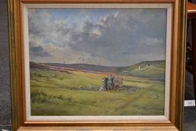 Lot 826 - Robin Furness (b.1933)   "Marrick Moor - Copperthwaite " Signed and dated 2011, inscribed...