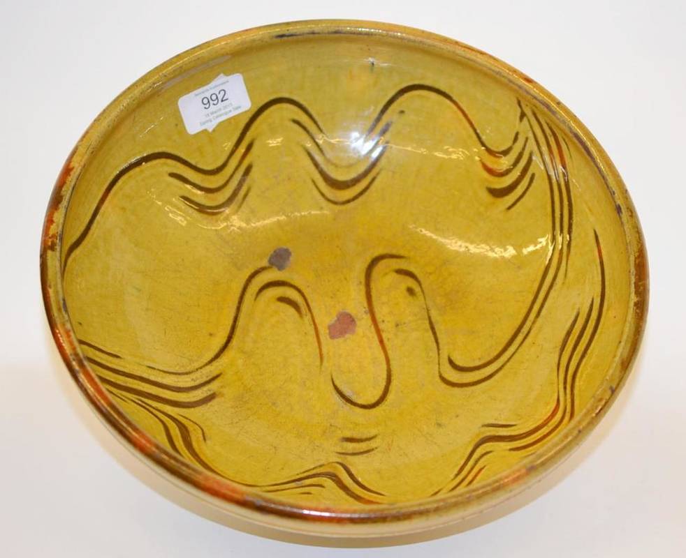 Lot 992 - Michael Ambrose Cardew (1901-1983): A Winchcombe Pottery Earthenware Bowl, the interior...