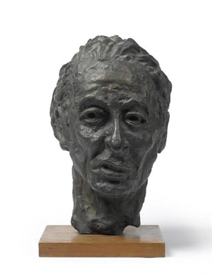 Lot 1012 - Hugh Oloff de Wet (1912-1975):  "Robert Graves " A Bronze Bust, naturalistically modelled,...