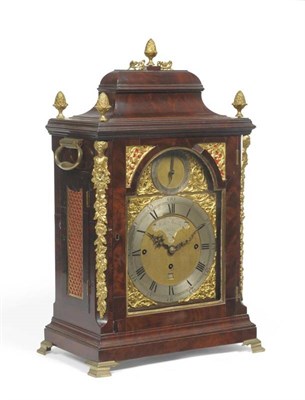 Lot 1200 - A Fine George III Musical Mahogany Striking Table Clock, signed Willm Mason, London, circa...