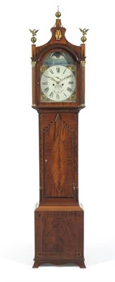 Lot 1203 - A Mahogany Eight Day Longcase Clock, signed R Northern, Hull, circa 1830, pagoda top pediment,...