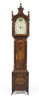 Lot 1204 - A Mahogany Chiming Longcase Clock, signed Denton Northgraves, Hull, circa 1795, pagoda...