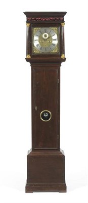 Lot 1211 - A Pine Eight Day Half Hour Passing Strike Longcase Clock, signed Isaac Papavoine, Dukes Court,...