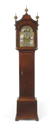 Lot 1217 - A Mahogany Eight Day Longcase Clock, signed John Baker, Hull, circa 1780, pagoda pediment, wavy...