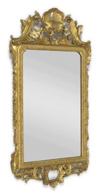 Lot 1446 - A George II Gilt and Gesso Pier Glass, early 18th century, the rectangular plate within a...