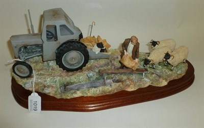 Lot 1019 - Border Fine Arts 'Frosty Morning' Fergie TE20 tractor, model No. BO343 by Ray Ayres, limited...