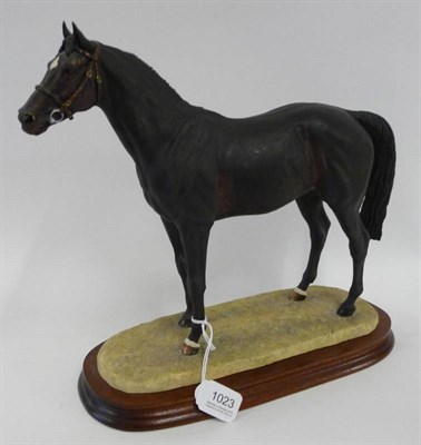 Lot 1023 - Border Fine Arts Bay 'Thoroughbred Stallion' style two, model No. BO241A by Anne Wall, limited...