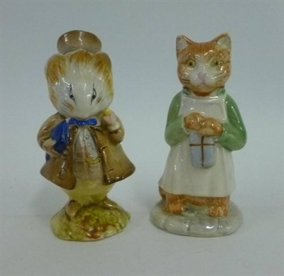 Lot 1070 - Beswick Beatrix Potter figure 'Ginger' BP3b and 'Amiable Guinea Pig' BP3a (2)