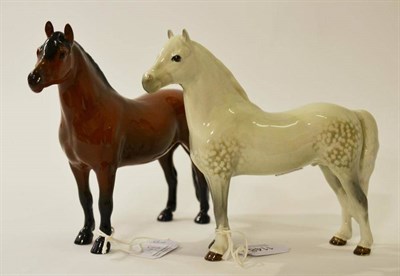 Lot 1148 - Beswick Welsh Mountain Pony 'Coed Coch Madog', first version with tail attached to leg, model...