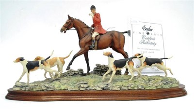 Lot 1072 - Border Fine Arts 'Gone Away', model No. L71 by David Geenty, 183/750, on wood base, with...