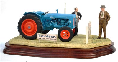 Lot 1002 - Border Fine Arts 'A Major Decision' (Fordson Major E1ADDN tractor), model No. JH92 by Ray...