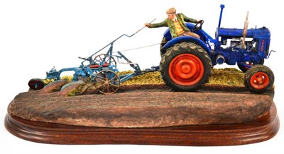 Lot 1008 - Border Fine Arts 'At The Vintage' (Fordson E27N Tractor), model No. B0517 by Ray Ayres, 21.6cm...