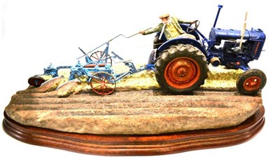 Lot 1009 - Border Fine Arts 'At the Vintage' (Fordson E27N tractor), model number B0517 by Ry Ayres,...