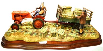 Lot 1019 - Border Fine Arts 'Cut & Crated' (Allis Chalmers Tractor), model No. B0649 by Ray Ayres, 16.5cm...