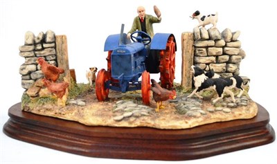 Lot 1051 - Border Fine Arts 'New Technology Arrives Today' (Fordson tractor), model No. JH46 by Ray Ayres,...