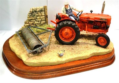 Lot 1076 - Border Fine Arts 'Turning with Care' (Nuffield tractor), model No. B0094 by Ray Ayres, 14cm...
