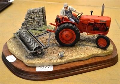 Lot 1077 - Border Fine Arts 'Turning with Care' (Nuffield tractor), model No. B0094 by Ray Ayres, 14cm...