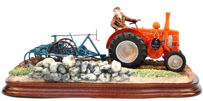 Lot 1092 - Border Fine Arts Tractor 'The IIIA', model No. BO918 by Ray Ayres, 15.8cm high, ltd. edition...