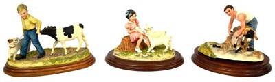 Lot 1099 - Border Fine Arts Figure Groups; 'Hot Work' (Shepherd Clipping), model No. JH95 by Anne Butler, 15cm