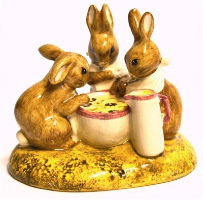 Lot 1120 - Beswick Beatrix Potter 'Flopsy, Mopsy and Cotton-Tail', model No. P4161(style two), Ltd....