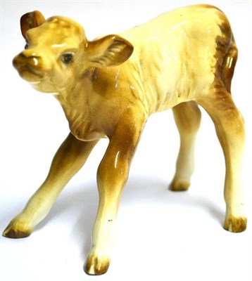 Lot 1136 - Beswick Hereford Calf, model 854, roan and cream gloss