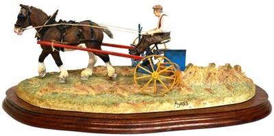 Lot 1022 - Border Fine Arts 'Rowing Up', model No. B0598A by Ray Ayres, limited edition 644/950, on wood base