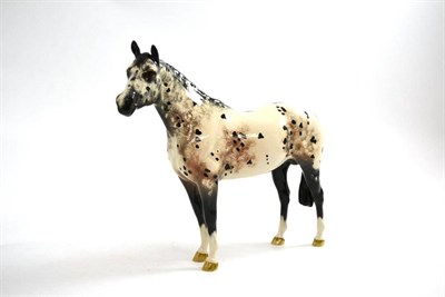 Lot 1040 - Beswick Appaloosa stallion, model No. H1772