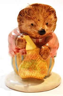 Lot 1045 - Beswick Beatrix Potter figure 'Mrs. Tiggy-Winkle Buys Provisions', BP-11a
