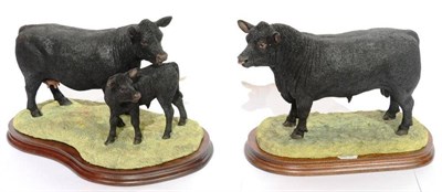 Lot 2017 - Border Fine Arts 'Aberdeen Angus Bull' (Style Three), model No. B0773 by Jack Crewdson, limited...