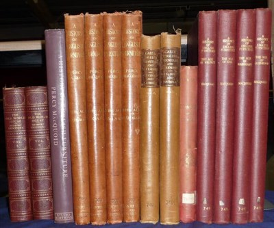 Lot 18 - Macquoid (Percy) A History of English Furniture, 1904-8, 4 vols., folio, ex-reference library,...