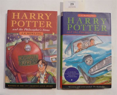 Lot 29 - Rowling (J.K.) Harry Potter and the Philosopher's Stone, 1997, first edition, third issue, dust...