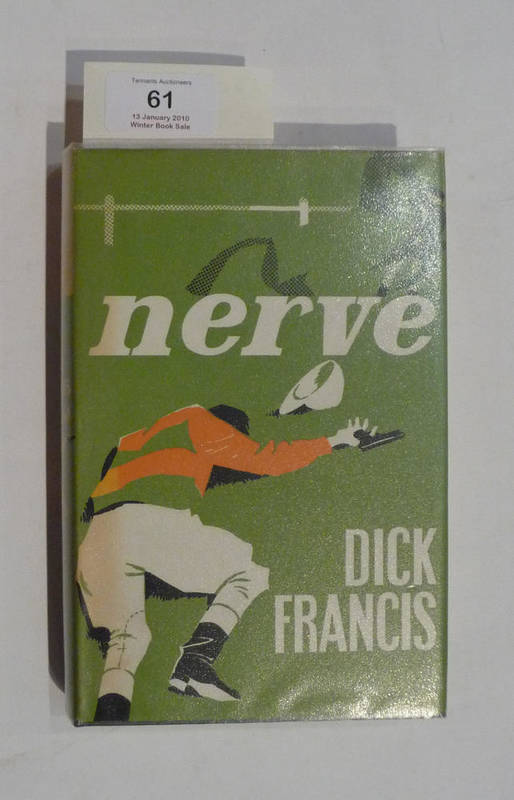 Lot 61 - Francis (Dick) Nerve, 1964, Michael Joseph, first edition, dust wrapper (priced 16s, spine red...