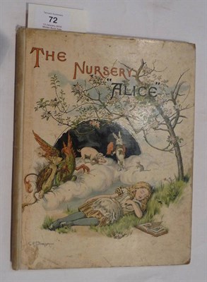 Lot 72 - Carroll (Lewis) The Nursery 'Alice', containing Twenty Coloured Enlargements from Tenniels's...