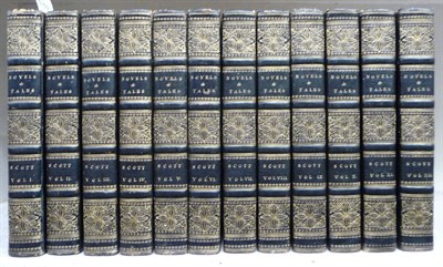 Lot 80 - [Scott (Walter)] Novels and Tables of the Author of Waverley, Vols I - XII, 1819, 12 vols., a.e.g.