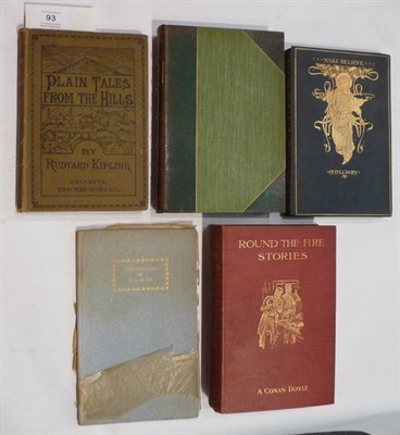 Lot 93 - Kipling (Rudyard) Plain Tales from the Hills, 1888, first edition, p. 192 numbered on inside...