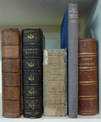 Lot 123 - Cary (John) Cary's New Itinerary .., 1828, 7 folding maps, calf; Steele (H. Rooksby) & Yerbury...