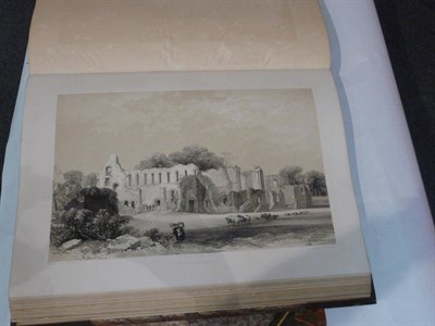 Lot 137 - Richardson (William) & Churton (Edward) The Monastic Ruins of Yorkshire, 1843, 2 vols., folio,...